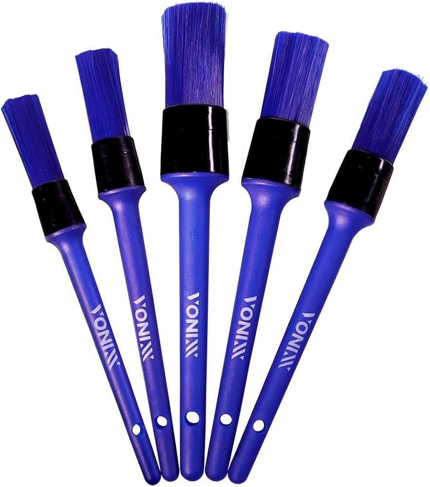 KIT 5 PINCEIS DETALHAMENTO - EXTERNO