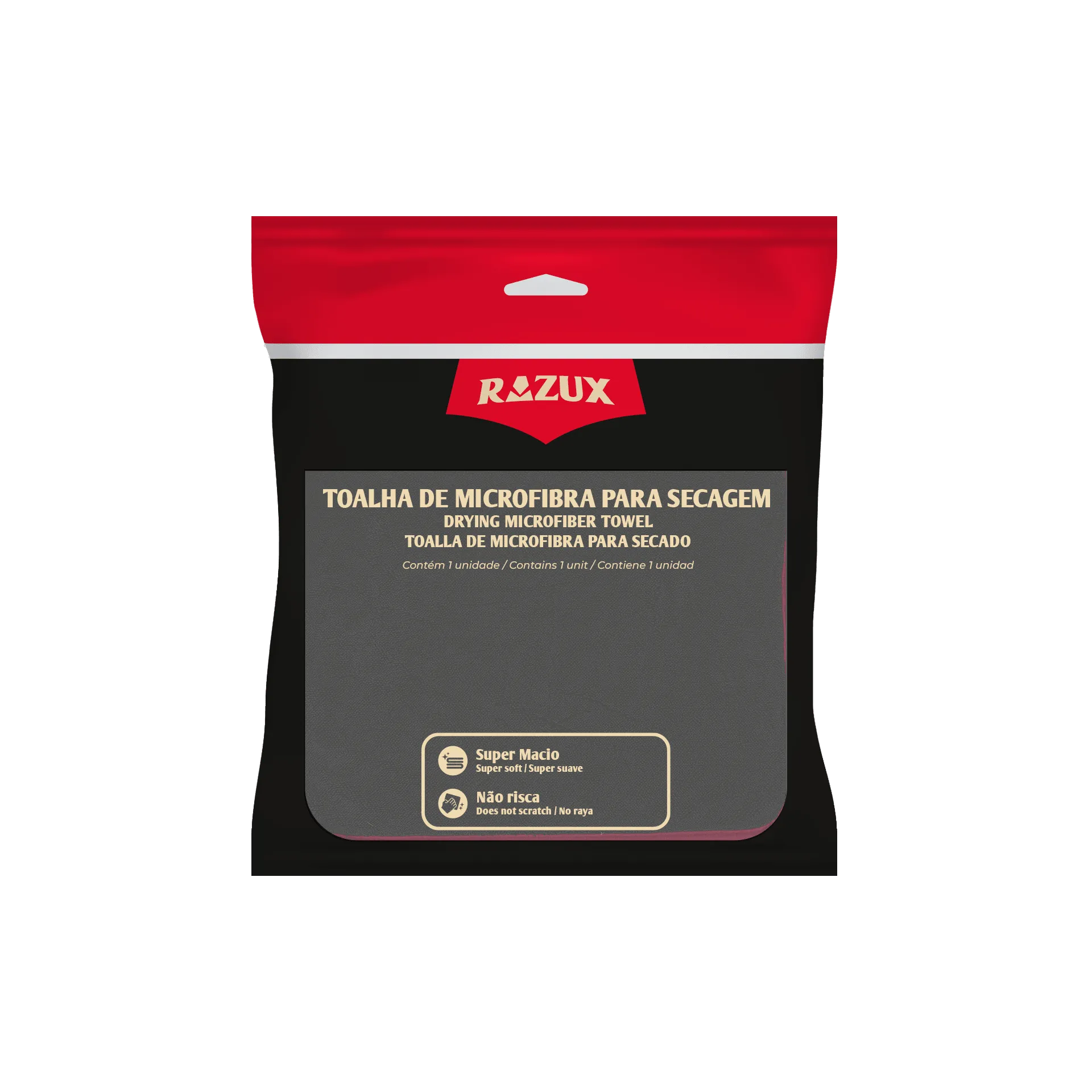 TOALHA DE MICROFIBRA PARA SECAGEM RAZUX