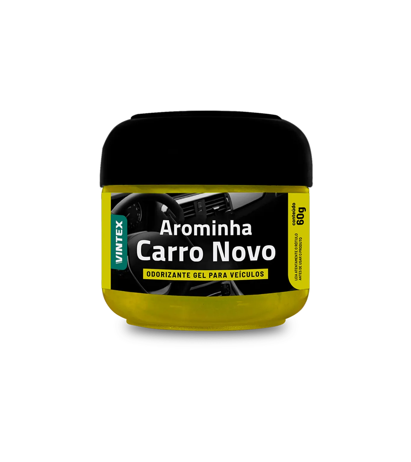 AROMINHA GEL CARRO NOVO 60G