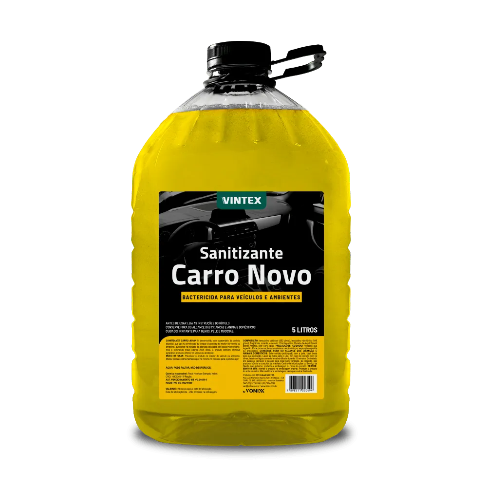 SANITIZANTE CARRO NOVO 5L